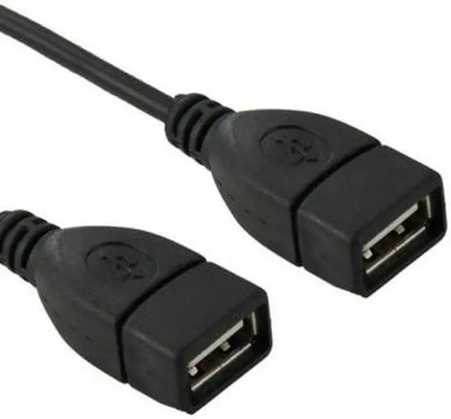 Alt view image 4 of 5 - Cablecc 10 Pin Motherboard Female Header to Dual USB 2.0 Female Adapter Cable 50cm