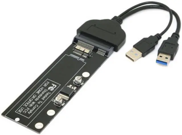 Alt view image 2 of 6 - CHENYANG USB 3.0 to 12+6pin SSD HDD to SATA 22Pin Hard Disk Cartridge Drive for Apple 2010 2011 Macbook Air A1369 A1370 SSD