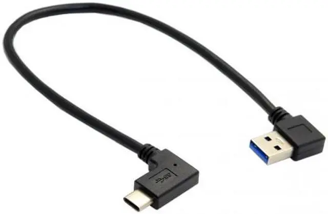 Alt view image 4 of 4 - CHENYANG Reversible USB 3.1 USB-C Angled to 90 Degree Right Angled USB 3.0 Cable for Macbook & Tablet & Mobile Phone UC-349-RI