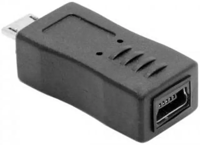Alt view image 3 of 5 - Cablecc Mini Size Micro USB 5Pin Male to Mini Female USB Data Charge Adapter for Tablet & Cell Phone