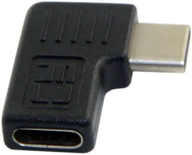 Alt view image 2 of 7 - Cablecc 90 Degree Right & Left Angled USB 3.1 Type-C Male to Female Extension Adapter for Laptop & Tablet & Mobile Phone UC-214-RI