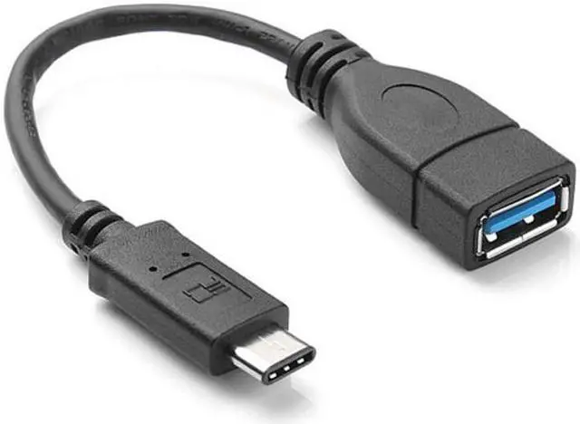 Alt view image 2 of 5 - Cablecc Reversible Design USB 3.0 3.1 Type C Male Connector to  A Female OTG Data Cable for Tablet &Mobile Phone UC-200-BK