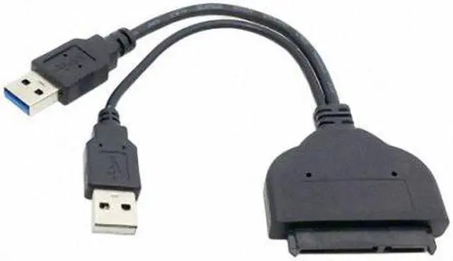 Alt view image 5 of 5 - Cablecc USB 3.0 to SATA 22pin 2.5" Hard Disk to 2 in 1 Combo Mini PCI- E 2 Lane M.2 NGFF & mSATA SSD Adapter Converter