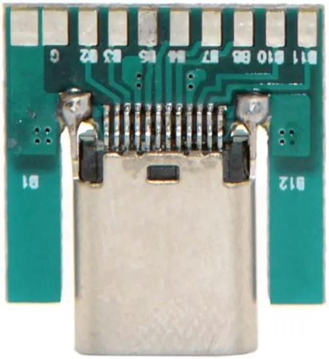 Alt view image 6 of 7 - CY DIY 24pin USB 3.1 Type C Female Socket Connector SMT type with PC Board UC-206