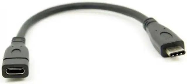 Alt view image 5 of 5 - Cablecc USB-C USB 3.1 Type C Male to Female Extension Data Cable for 12 inch Macbook Tablet & Cell Phone UC-363-BK