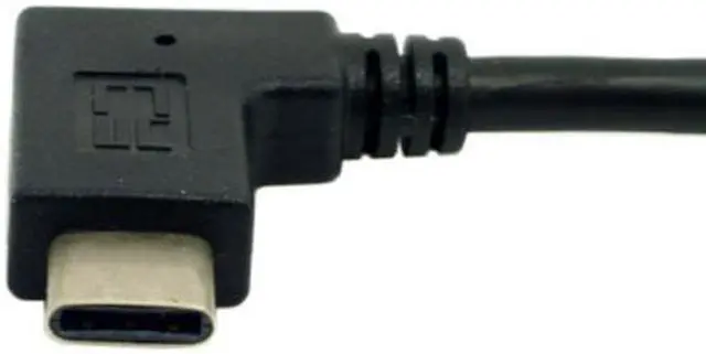 Alt view image 4 of 5 - Cablecc Reversible USB 3.1 USB-C Angled to 90 Degree Left Angled A Male Data Cable for Macbook & Tablet & Mobile Phone UC-349-LE