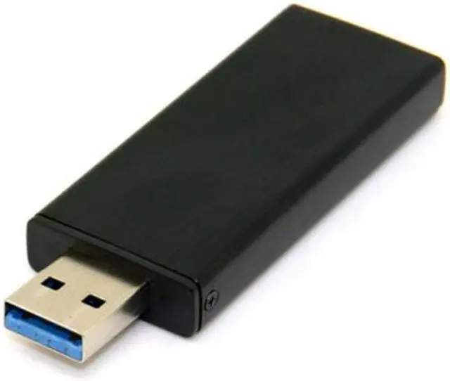 Alt view image 2 of 6 - CHENYANG 42mm NGFF M2 SSD  to USB 3.0 External PCBA Conveter Adapter Card Flash Disk Type with Black Case