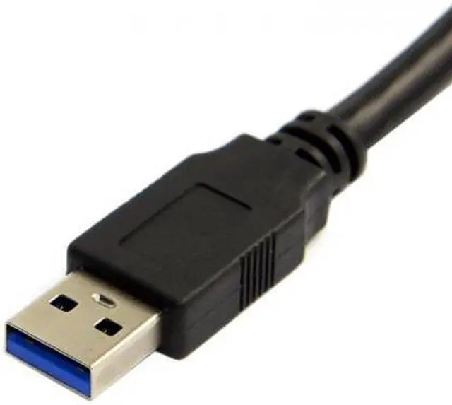 Alt view image 4 of 5 - Cablecc 15ft 5m USB 3.0 A type Cable Male to Micro USB 3.0 B Male with Mount Panel Screws for Hard Disk Mobile Phone