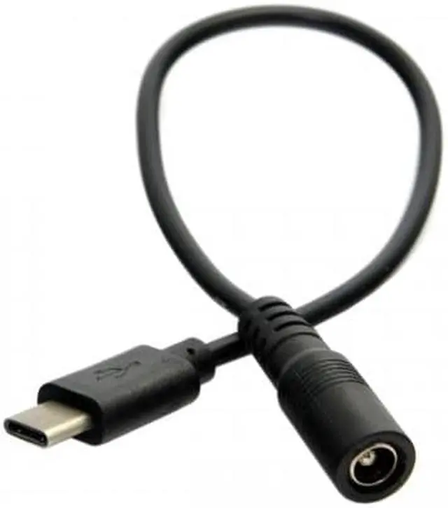 Alt view image 4 of 5 - Cablecc USB 3.1 Type C USB-C to DC 5.5*2.5mm Power Jack Extension Charge Cable for Macbook Cell Phone Tablet UC-233