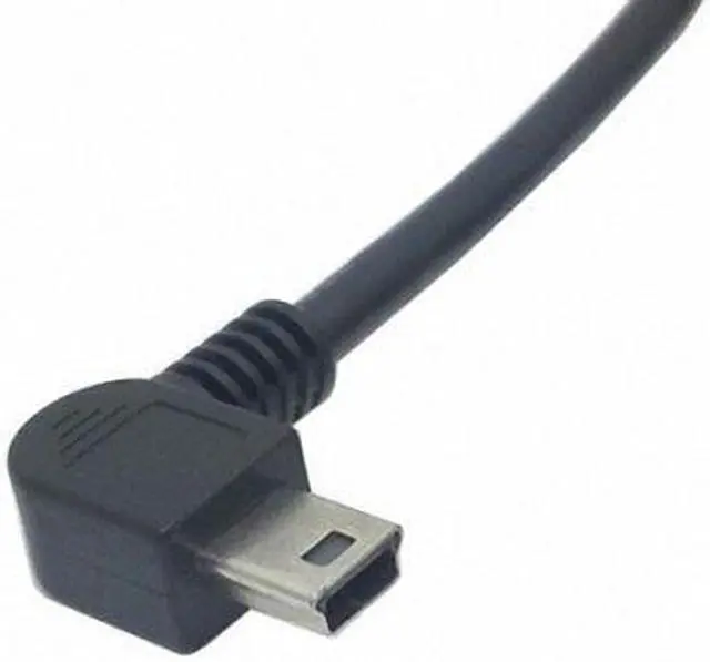 Alt view image 3 of 5 - Cablecc 5pin Mini USB type Male Left Angled 90 degree to USB 2.0 male data charge cable 50cm