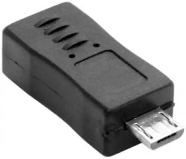 Alt view image 2 of 5 - Cablecc Mini Size Micro USB 5Pin Male to Mini Female USB Data Charge Adapter for Tablet & Cell Phone
