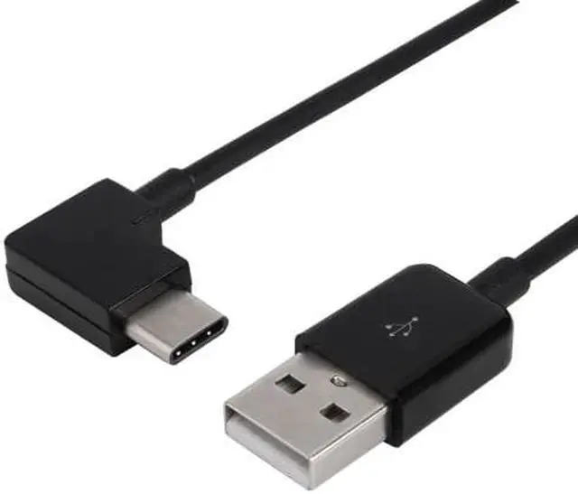 Alt view image 4 of 5 - Cablecc 20cm Right Angled Type C USB-C to USB 2.0 Cable 90 Degree Connector for Tablet  & Mobile Phone