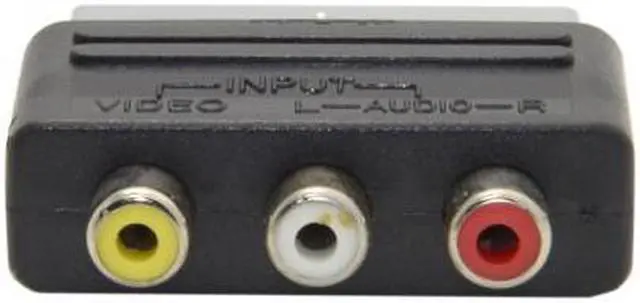 Alt view image 5 of 6 - Cablecc Audio Video Composite 3 RCA AV to Scart 21pin Adapter for  Microsoft Xbox & Europe HDTV