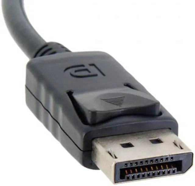 Alt view image 3 of 5 - FVH DP DisplayPort Male to Mini DP DisplayPort Female Cable 20cm for Displays HDTV Monitor DP-048-BK