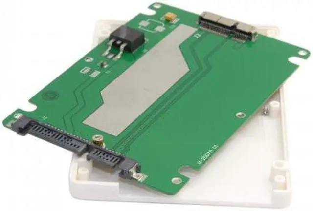 Alt view image 2 of 7 - Cablecc  2.5" SATA 22pin to Macbook A1425 A1398 MC975 MC976 MD212 MD213 ME662 ME664 ME665 SSD hard disk case Enclosure White