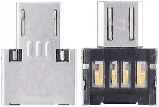 Alt view image 2 of 7 - CHENYANG  5pcs Ultra Mini DM Micro USB 5pin OTG Adapter Connector for Cell Phone Tablet & USB Cable & Flash Disk