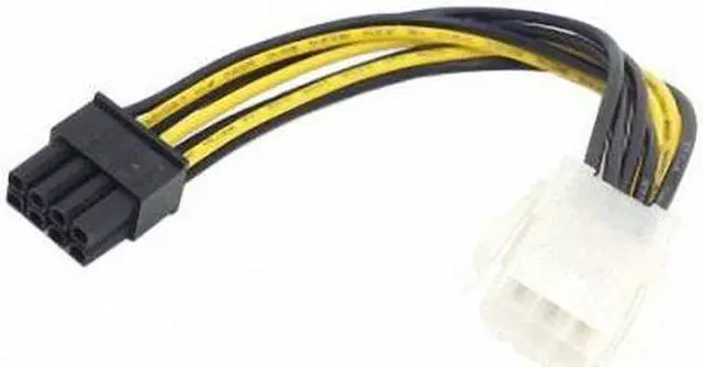 Alt view image 3 of 5 - Cablecc  PCI-E PCI Express 6 Pin Male to 8 Pin Female Video Card Extension Power Cable