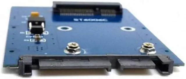 Alt view image 6 of 6 - Cablecc  Slim Type Mini PCI-E mSATA SSD to 2.5" SATA 3.0 22pin HDD Adapter Hard Disk PCBA