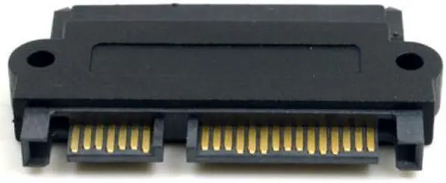 Alt view image 5 of 7 - Cablecc  SFF-8482 SAS 22 Pin to 7 Pin + 15 Pin SATA Hard Disk Drive Raid Adapter with 15 Pin Power Port