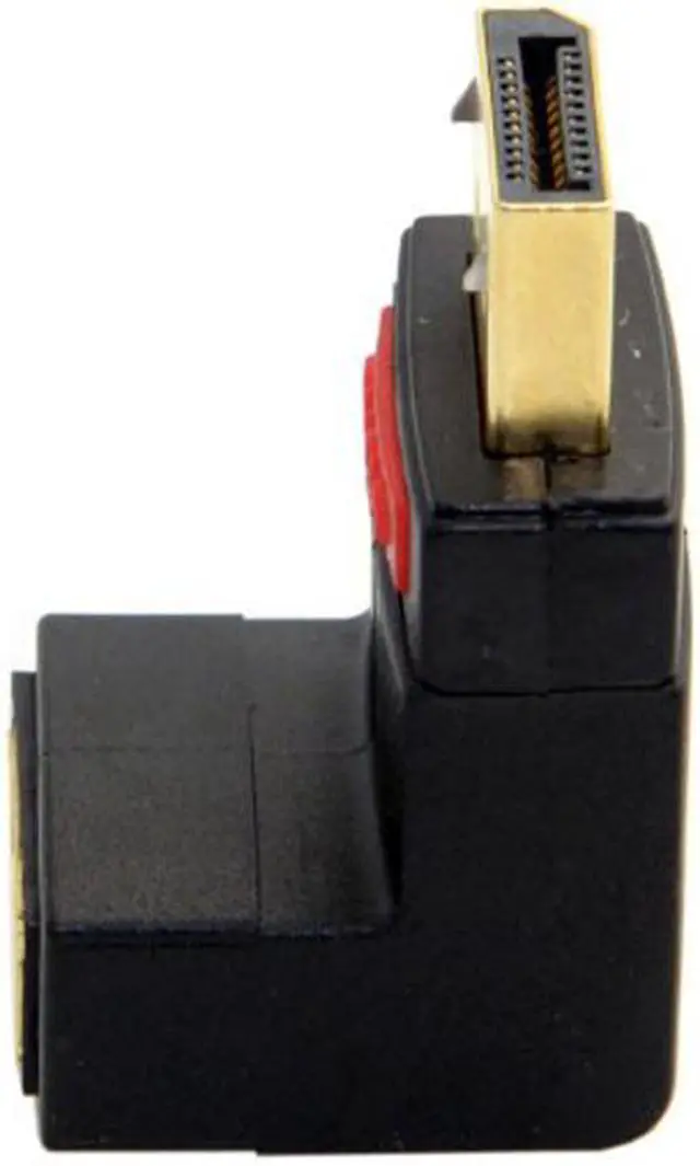 Alt view image 6 of 6 - CY Up Angled 90 Degree DP DisplayPort Male to Female Extension Adapter DP-086-UP