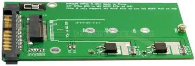 Alt view image 4 of 7 - CHENYANG  SFF-8639 NVME U.2 to NGFF M.2 M-key PCIe SSD Adapter for Mainboard Replace Intel SSD 750 p3600 p3700