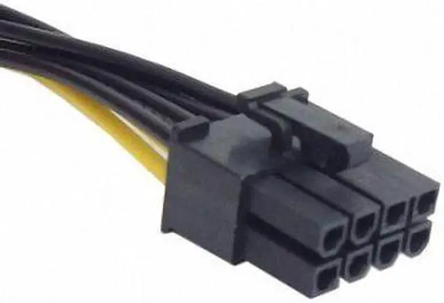 Alt view image 4 of 5 - Cablecc  PCI-E PCI Express 6 Pin Male to 8 Pin Female Video Card Extension Power Cable
