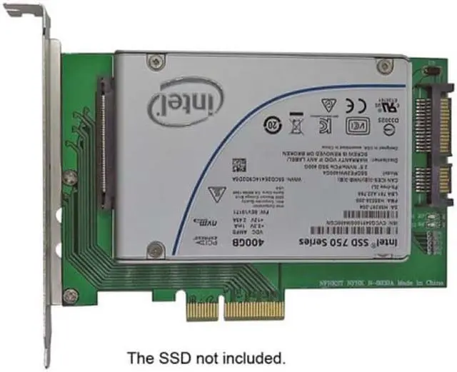 Alt view image 6 of 7 - Cablecc  PCI-E 3.0 x4 Lane to U.2 U2 Kit SFF-8639 Host Adapter for Intel Motherboard & 750 NVMe PCIe SSD