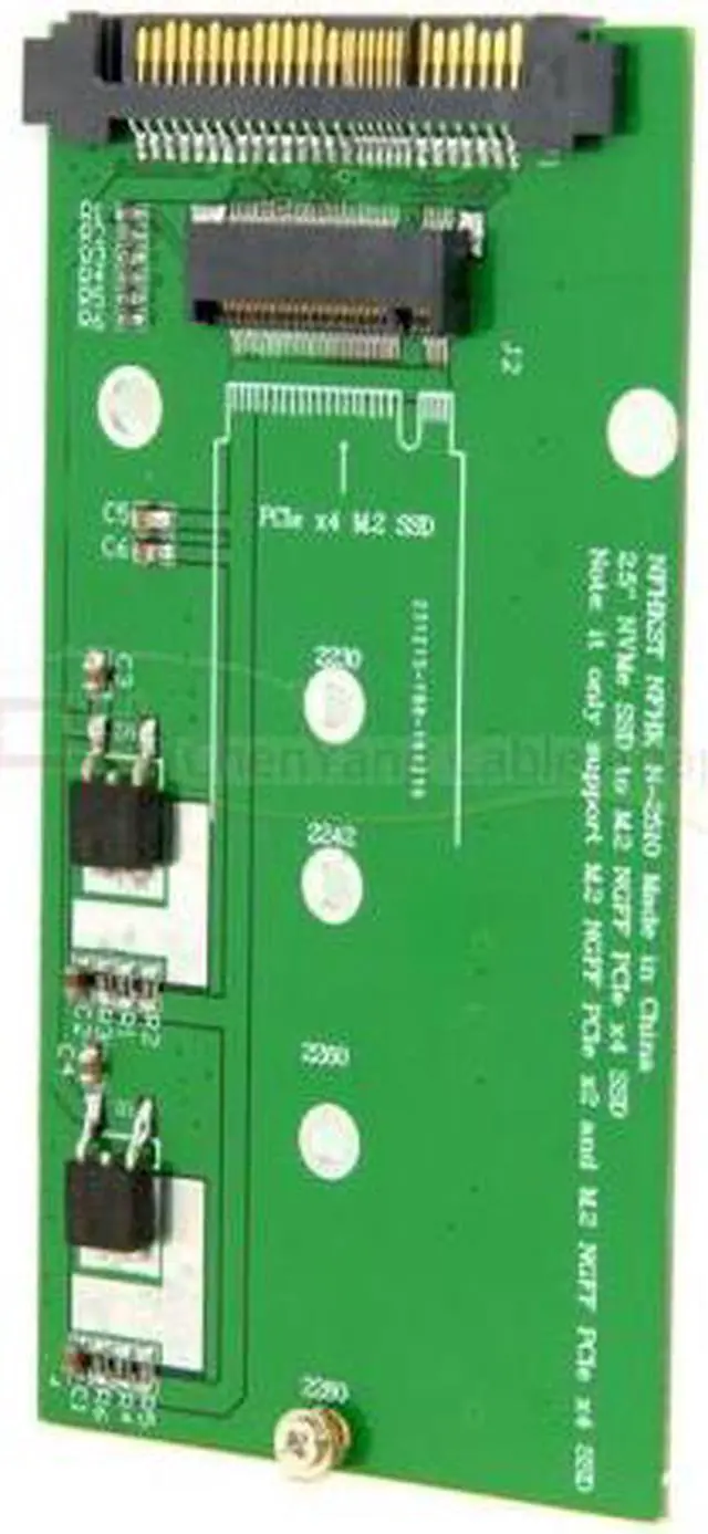 Alt view image 6 of 7 - CHENYANG  SFF-8639 NVME U.2 to NGFF M.2 M-key PCIe SSD Adapter for Mainboard Replace Intel SSD 750 p3600 p3700