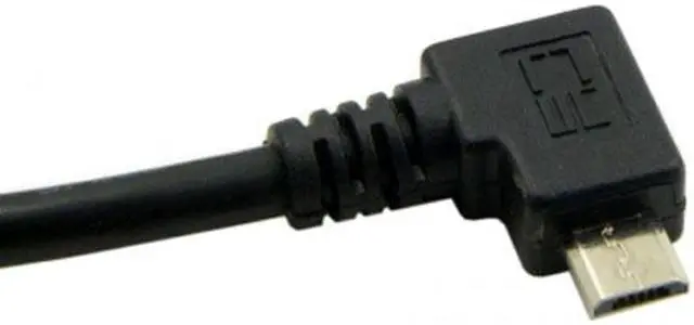 Alt view image 3 of 6 - Cablecc 3m Left Angled 90 Degree Micro USB Male to USB 2.0 Data Charge Cable for Cell Phone & Tablet