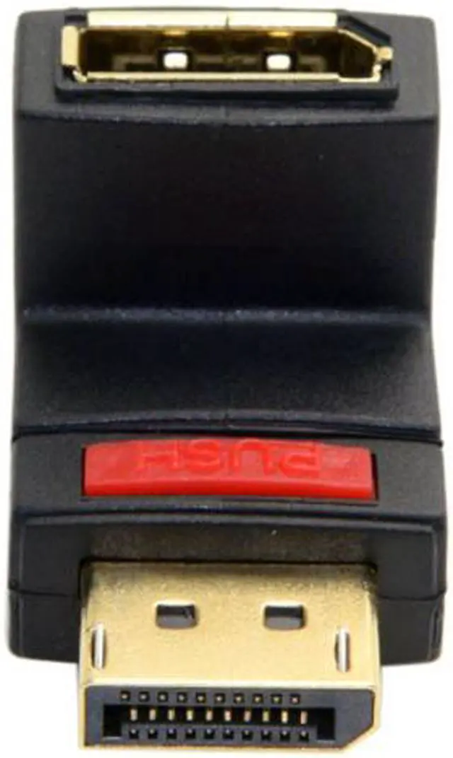 Alt view image 5 of 6 - CY Up Angled 90 Degree DP DisplayPort Male to Female Extension Adapter DP-086-UP