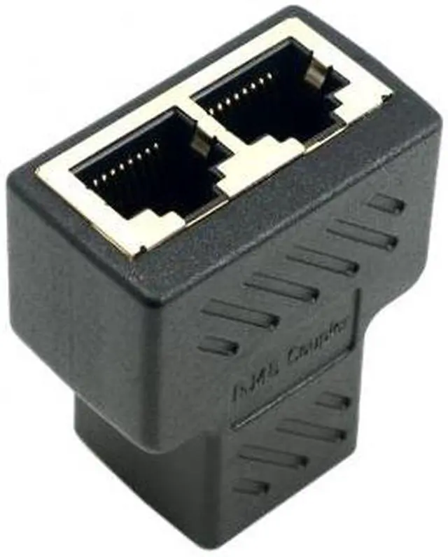 Alt view image 5 of 6 - CHENYANG  STP UTP Cat6 RJ45 8P8C Plug To Dual RJ45 Splitter Network Ethernet Patch Cord Adapter