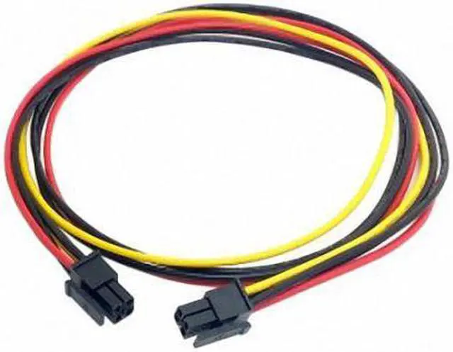 Alt view image 5 of 5 - Cablecc  ATX Molex Micro Fit Connector 4Pin Male to Male Power Cable 60cm