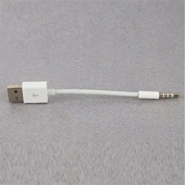 Alt view image 6 of 6 - CHENYANG  3.5mm Male Audio AUX to USB 2.0 A Male adapter Charge Cable for Apple iPod Shuffle 4th Gen