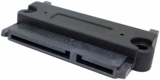 Alt view image 4 of 5 - Cablecc  3.5" & 2.5inch SATA 22Pin 7+15 Male to SATA 22P 7+15 Female extension convertor adapter with screw holes