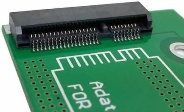 Alt view image 5 of 7 - Cablecc  SATA 22P 7+15 to MSATA Mini PCI-E PCBA Assembly only for UX31 UX21 XM11 SSD Solid State Disk