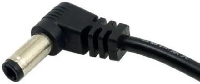 Alt view image 2 of 4 - CHENYANG  DC Power 5.5 x 2.1mm / 2.5mm Male to 5.5 2.1/2.5mm Male Plug Cable Right Angled 90 Degree 60cm