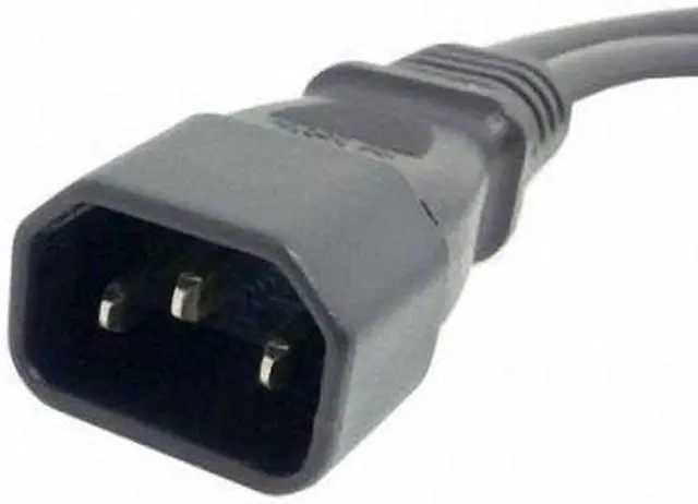 Alt view image 4 of 5 - CHENYANG  Single C14 to Dual C13 5-13R Short Power Y Type Splitter Adapter Cable Cord