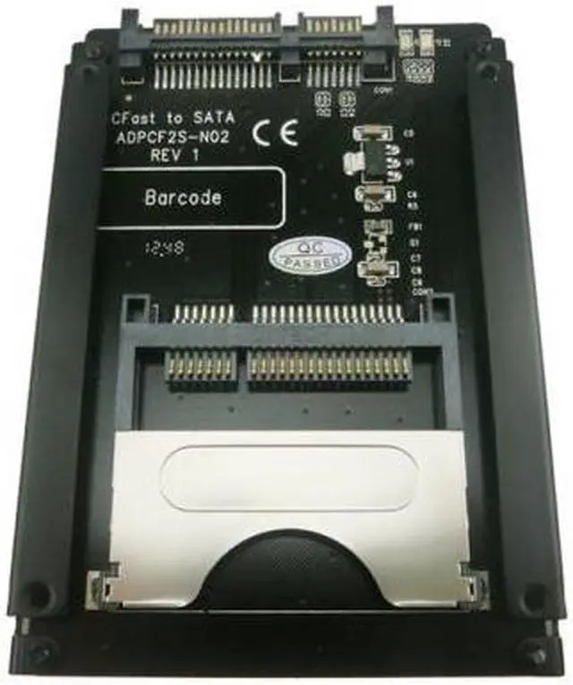 Alt view image 6 of 7 - Cablecc  SATA 22Pin to CFast Card adapter 2.5 inch Hard Disk Case SSD HDD CFast Card Reader for PC Laptop