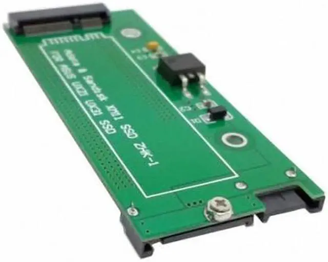 Alt view image 3 of 7 - Cablecc  SATA 22P 7+15 to MSATA Mini PCI-E PCBA Assembly only for UX31 UX21 XM11 SSD Solid State Disk
