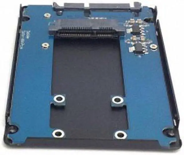 Alt view image 3 of 5 - CHENYANG  Mini PCI-E mSATA SSD to 2.5" SATA Hard Disk Enclosure Case Adapter Aluminum Alloy Shell Black