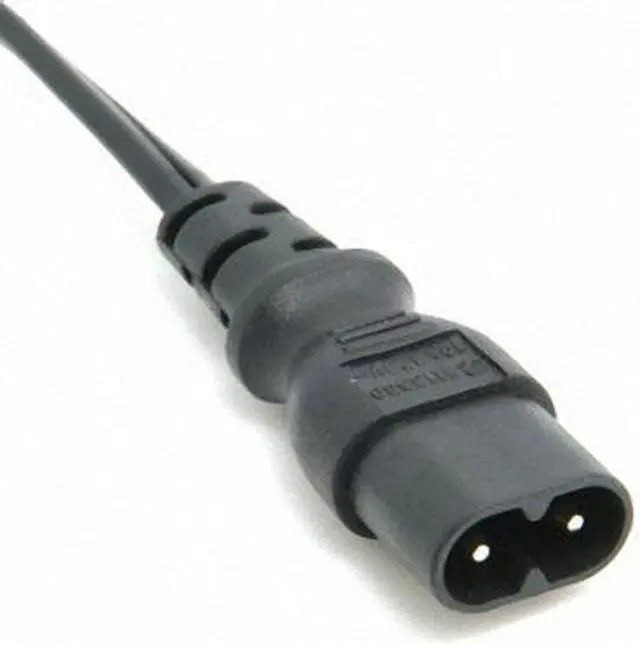 Alt view image 5 of 7 - CHENYANG  IEC 60320 C8 Plug to C7 Receptacle Male to Female Extension Power Supply Main Adapter Cable 30cm