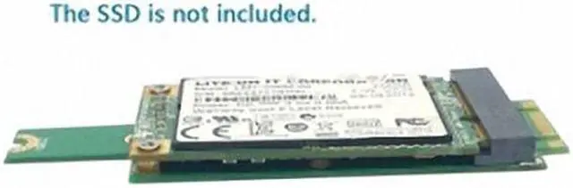 Alt view image 6 of 7 - Cablecc  M.2 NGFF PCI-E 2 LANE Golden Finger Pin to 50mm Mini-PCIE mSATA 18+8 SSD Hard Disk PCBA