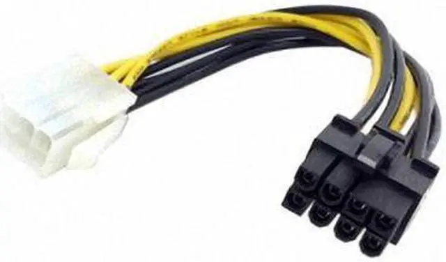 Alt view image 2 of 5 - Cablecc  PCI-E PCI Express 6 Pin Male to 8 Pin Female Video Card Extension Power Cable