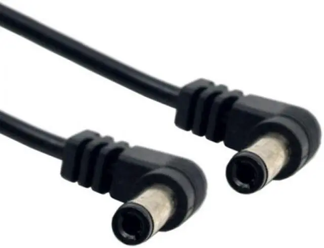 Main image of CHENYANG  DC Power 5.5 x 2.1mm / 2.5mm Male to 5.5 2.1/2.5mm Male Plug Cable Right Angled 90 Degree 60cm