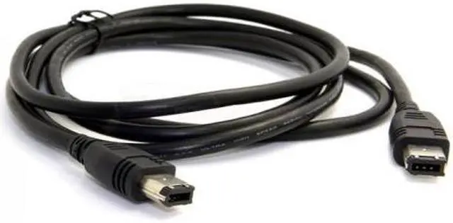 Alt view image 4 of 4 - Cablecc 6 PIN / 6PIN FireWire 400 - FireWire 400 6-6 ilink Cable IEEE 1394 1.8m Black