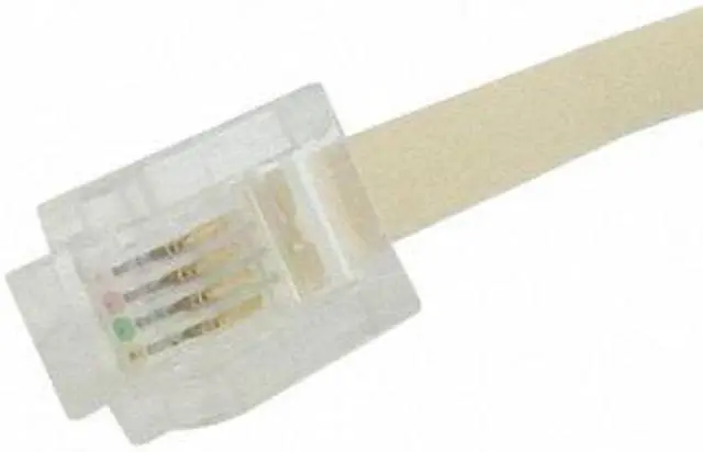 Alt view image 7 of 7 - CHENYANG 5 Way Outlet 6P4C RJ11 RJ12 Telephone Phone Modular Jack Line Splitter Adapter Beige 1-in-5-out