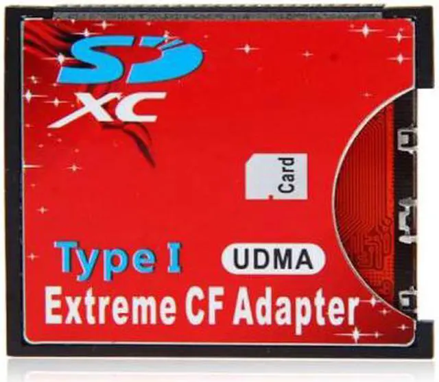 Alt view image 4 of 7 - Cablecc SD SDHC SDXC to High-Speed Extreme Compact Flash CF Type I Adapter For 16/32/64/128 GB