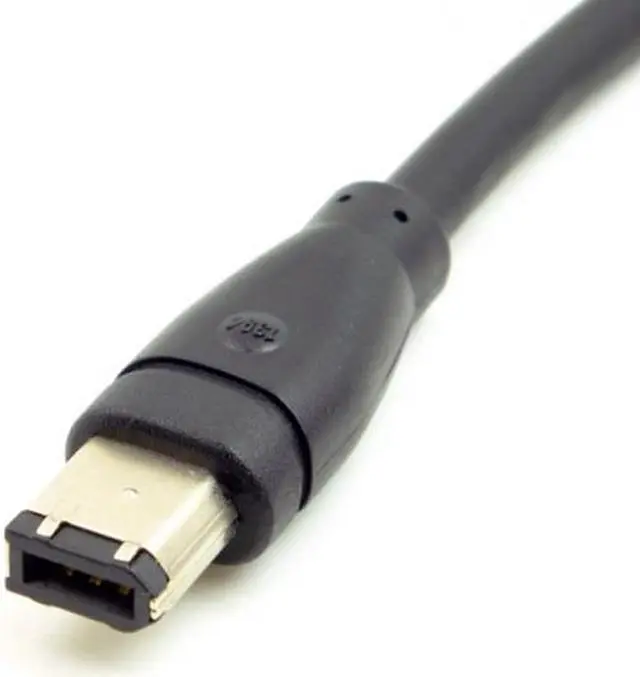 Alt view image 4 of 5 - CY 9 PIN / 6 PIN BETA FireWire 800 - FireWire 400 9-6 Cable IEEE 1394B 1.8m Black FW-018 CA-018-1.8M