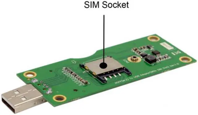 Alt view image 6 of 7 - Cablecc M.2 NGFF Wireless WWAN to USB Adapter Card with SIM Card Slot Module Testing Tools