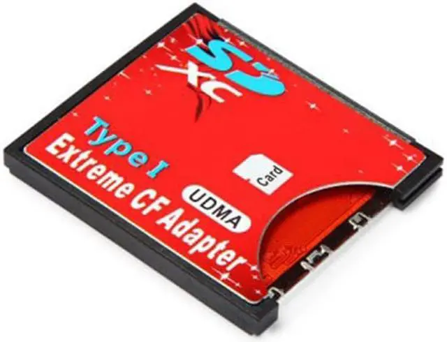 Alt view image 3 of 4 - CY SD SDHC SDXC to High-Speed Extreme Compact Flash CF Type I Adapter For 16/32/64/128 GB EP-078